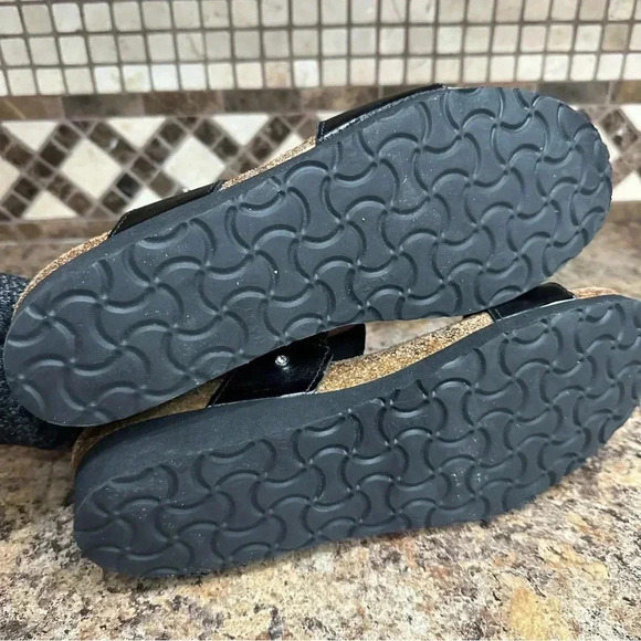 Naot Ashley Elegant Black Leather Studded Slip On Sandals Size EU 42 US 11 - Picture 7 of 7